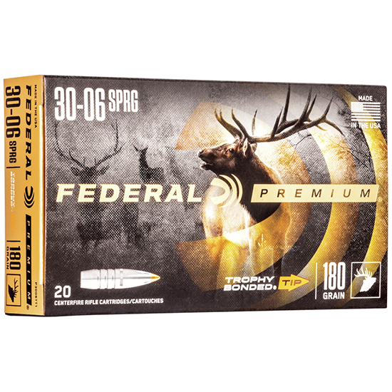 FED PREMIUM TROPHY TIP 30-06 180GR 20/10 - Ammunition